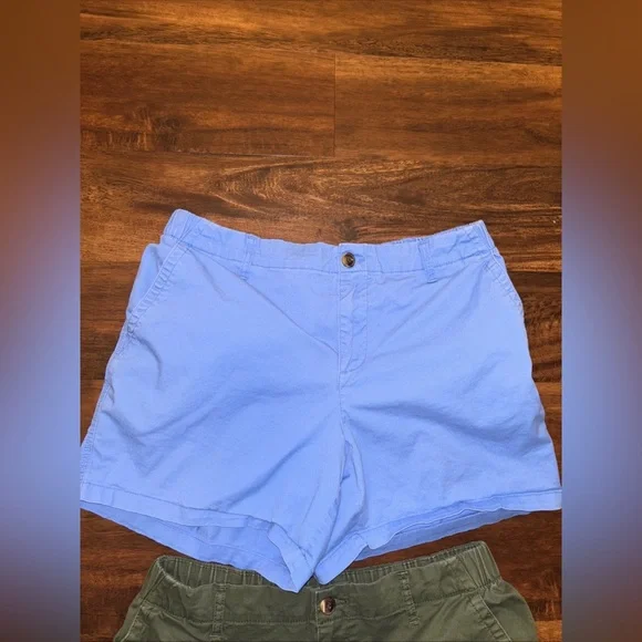 2 PAIRS Old Navy OG Chino Shorts 3.5 Inch Inseam W Elastic Back Womens Sz Large - Picture 4 of 7